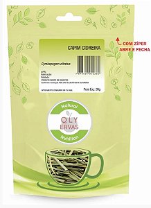 CHÁ DE CAPIM CIDREIRA 30G - QUALY ERVAS