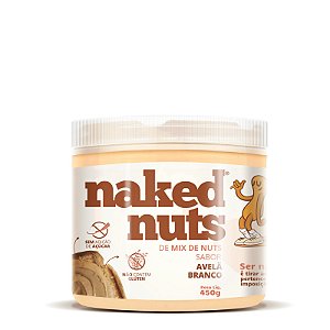 Pasta de Mix de Nuts sabor Avelã Branco 300G - NAKED NUTS