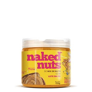 Pasta de Mix de Nuts sabor Leite em Pó 150G - NAKED NUTS