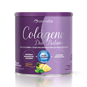 Colágeno Duo Balance Abacaxi Com Hortelã 330g  - SANAVITA