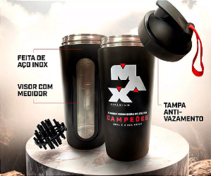 Coqueteleira Premium Inox 700ml - Max Titanium