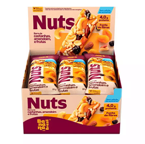 Barra de Castanhas e Sementes 12un - Banana Brasil