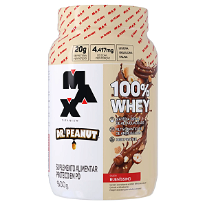 100% Whey Dr Peanut Bueníssimo 900g - MAX TITANIUM
