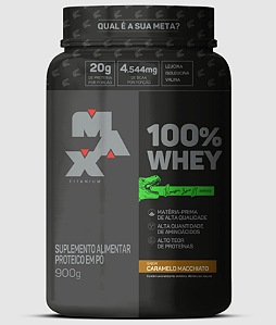 100% Whey Ramon Dino Caramelo Macchiato 900 g - MAX TITANIUM