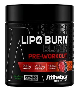 Lipo Burn Black Frutas Vermelhas 200g - Atlhetica