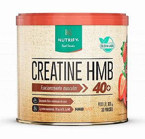 Creatine Hmb Morango 300g - Nutrify