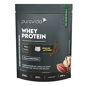 Whey Isolado Lingua De Gato 450g - Puravida