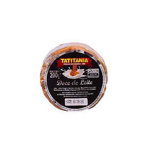 Doce De Leite Tablete 200g - Tatitania