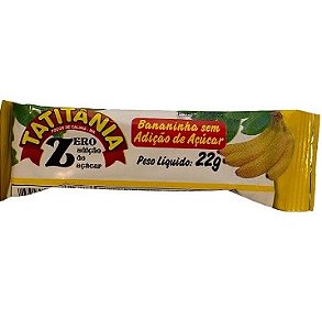 Bananninha Zero Acucar 20g - Tatitania