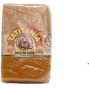 Doce De Leite Tablete 400g - Tatitania