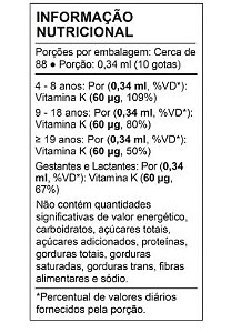 Vitamina K2 30ml - Yosen