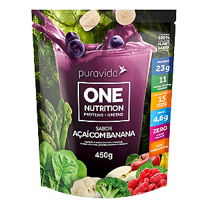 One Nutrition Acai Com Banana 450g - Puravida