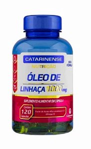Oleo De Linhaca 1000mg 120 Caps - Catarinense