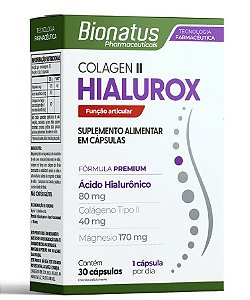 Colagen Ii Hialurox 30 Caps - Bionatus