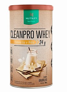 Clean Pro Whey Baunilha 450g - Nutrify