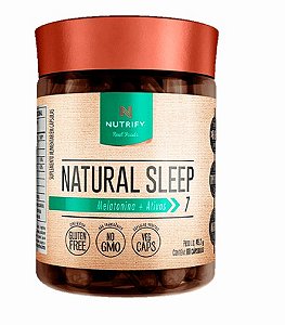 Natural Sleep 60 Capsulas - Nutrify