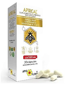 Geleia Real Liofilizada 30caps - Apisflora