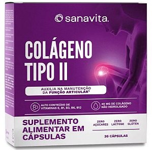 Colageno Tipo Ii 30caps - Sanavita