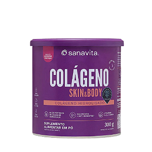 Colageno S/morango E Acai 300g - Sanavita