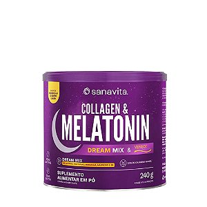 Collagen Melatonin Maracuja E C/limao 240g - Sanavita