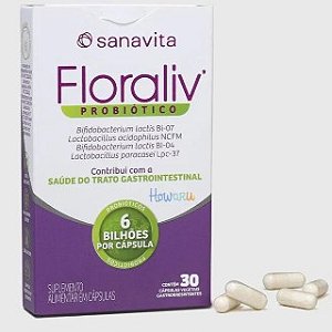 Floraliv Probiotico 30 Caps - Sanavita
