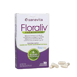 Floraliv Probiotico 30 Caps - Sanavita