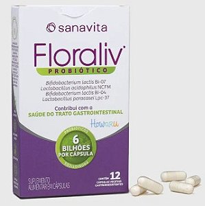 Floraliv Probiotico 12 Caps - Sanavita