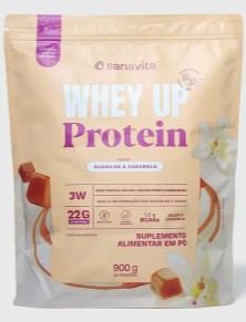 Whey Up 3w Baunilha E Caramelo 900g - Sanavita