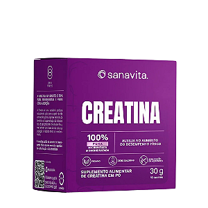 Creatina 10 Saches 100%pura - Sanavita