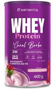 Whey 3w Frutas Vermelhas 400g - Sanavita