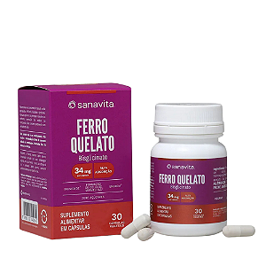 Ferro Quelato 30caps -sanavita