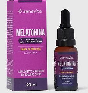 Melatonina Maracuja 20ml - Sanavita