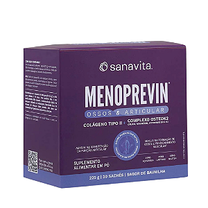 Menoprevin Ossos Baunilha 30saches - Sanavita