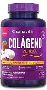 Colageno Verisol Mastigaveis S/morango 45 Un - Sanavita