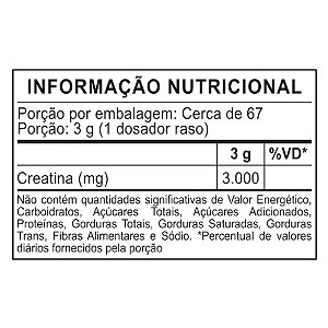 Creatine 100% Pure 200g - Atlhetica
