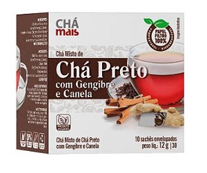 Cha Preto/gengibre E Canela 10sache - Cha Mais