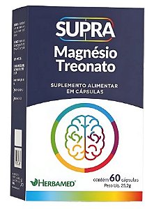 Magnesio Treonato Supra 60caps - Herbamed