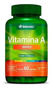 Vitamina A 60caps 8660 Ui - Herbamed