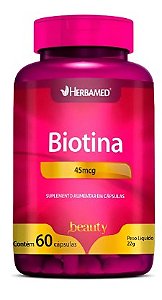 Biotina Beauty 60caps - Herbamed