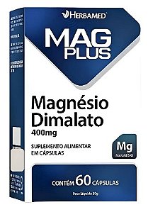 Mag Plus Magnesio Dimalato 60caps - Herbamed