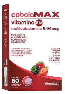 Cobala Max 60 Caps Frutas Verm - Herbamed