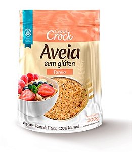 Aveia Farelo Sem Gluten 200g - Leve Crock