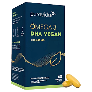 Omega Vegan 3 Dha 60 Caps - Puravida