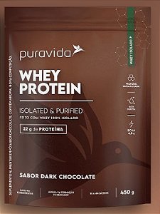 Whey Iso Dark Choco 450g - Puravida