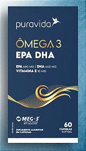 Omega 3 Epa Dha 60 Caps - Puravida