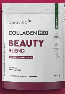 Collagen Pro Beauty Blend Roma C Hibisco 540g - Puravida