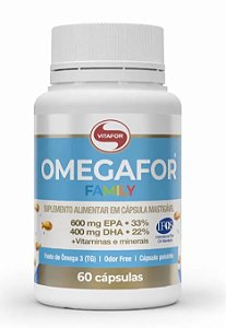 Omegafor Family 60 Caps 500mg - Vitafor