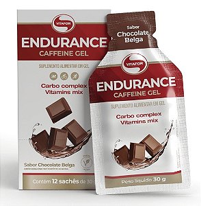 Endurance Energy Gel Chocolate Belga 30g C/cafeina - Vitafor