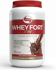 Whey Fort 3w Pote 900g Mochaccino - Vitafor