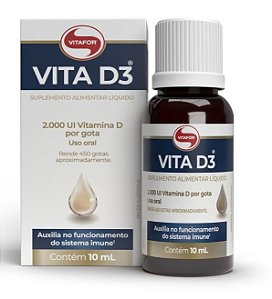 Vita D3 Gotas 2000ui 10ml - Vitafor